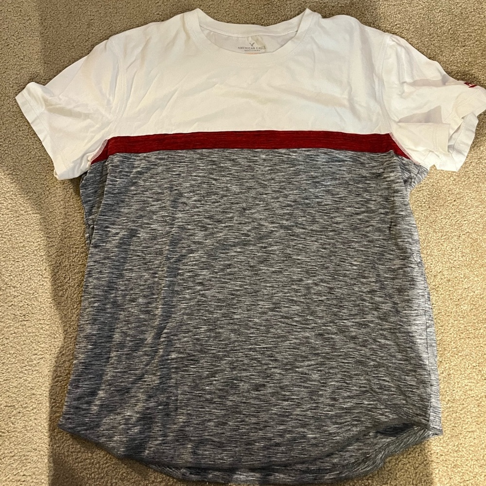 American Eagle, Large, White and Red